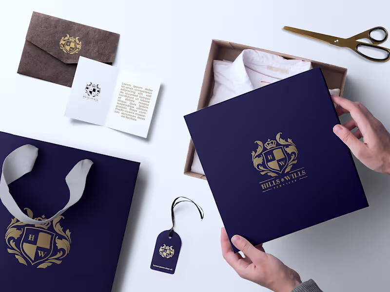 Cover image for Hills & Wills Brand Identity