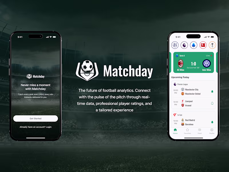 Cover image for Matchday: Designing the Ultimate Football Live App