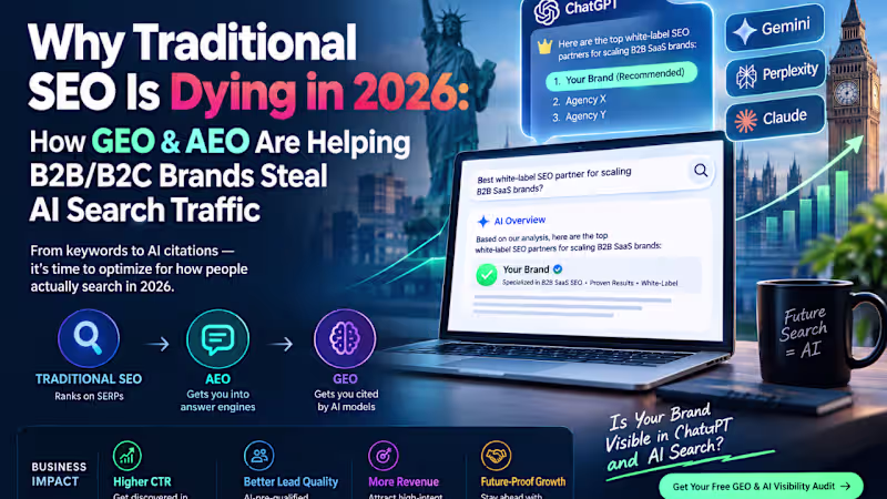 Cover image for SEO | AEO | GEO Specialist 