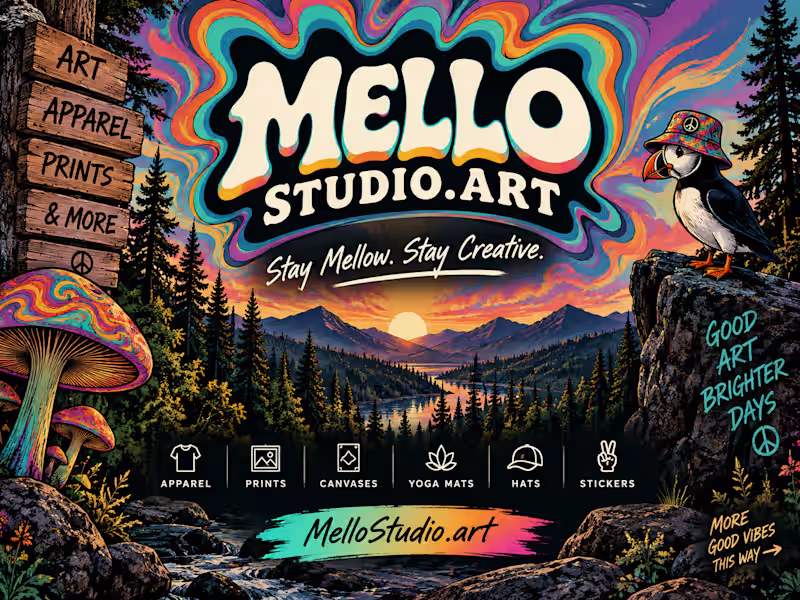 Cover image for I designed and built MelloStudio.art