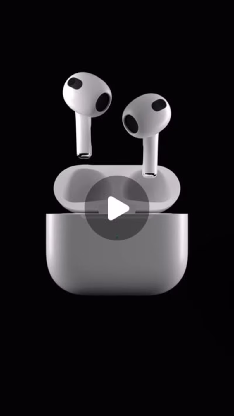 Cover image for 3D AirPods Promotional Campaign