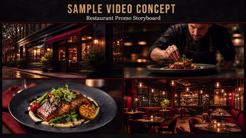 Cover image for Sample video concept: a four-shot