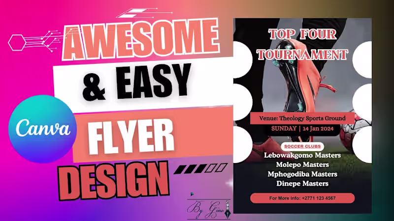Cover image for Design an awesome flyer easy and quick - YouTube
