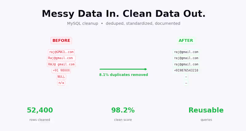 Cover image for SQL Data Cleaning