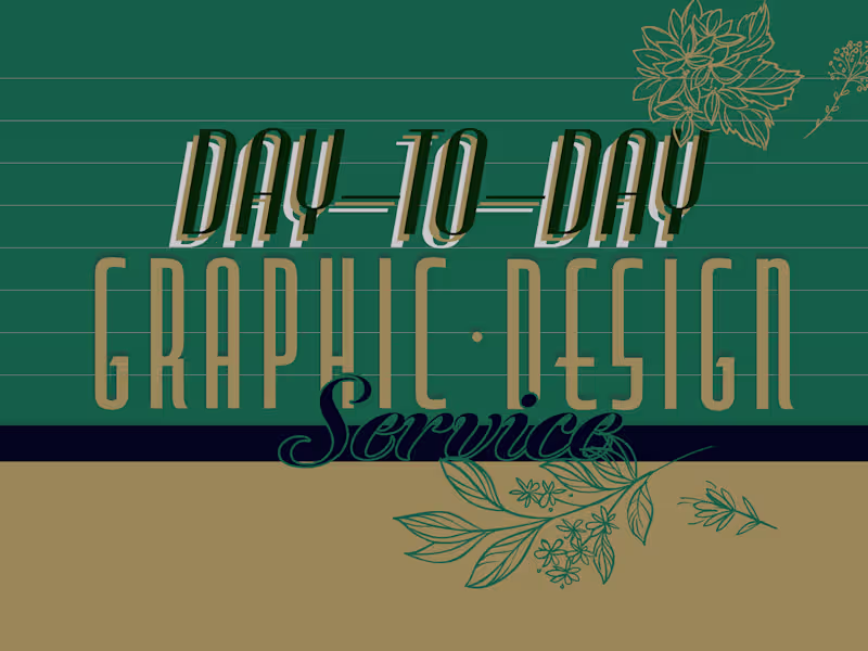 Cover image for Day-to-day Graphic Design Service