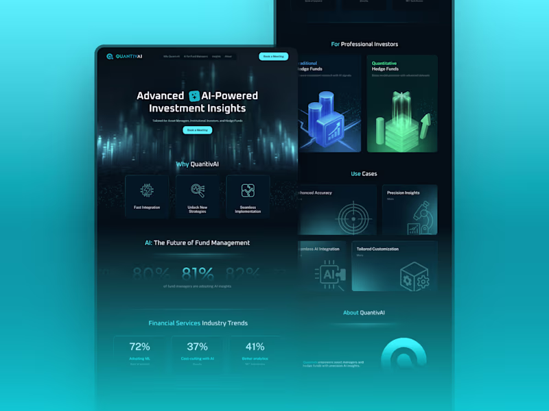 Cover image for QuantivAI (Design + Dev)