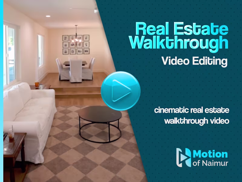 Cover image for Edited a cinematic real estate