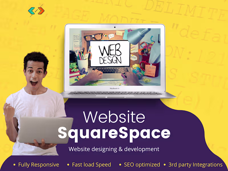 Cover image for I will design a stunning business website on Squarespace