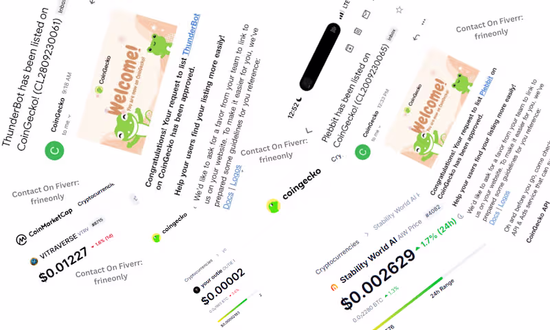 Cover image for Token Listing On BscScan, Etherscan, CoinGecko, CoinMarketCap