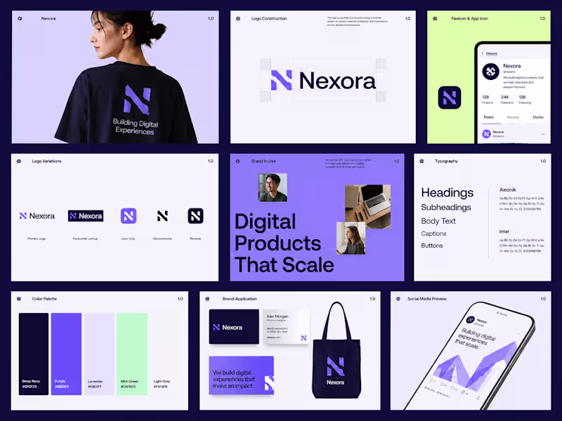 Cover image for Nexora — Digital Brand Identity
A