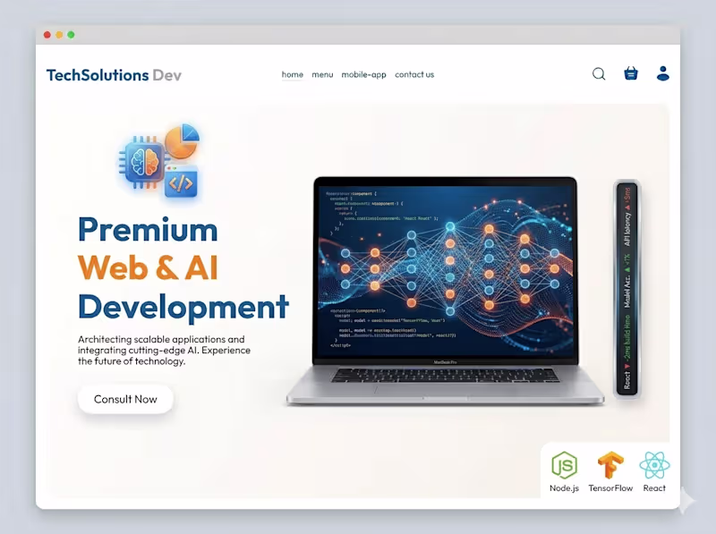 Cover image for Custom AI-Powered Full-stack Web Development