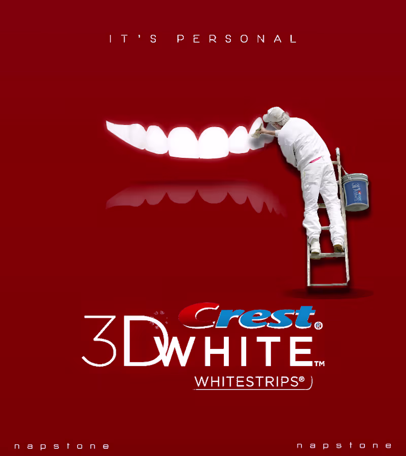 Cover image for Crest White Strips - 'It's Personal' Ad Campaign