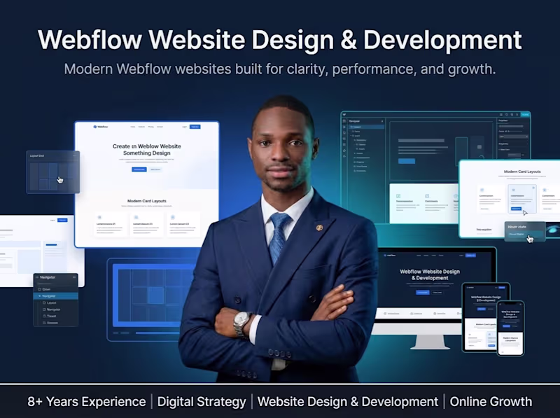 Cover image for Webflow Website Design & Development
