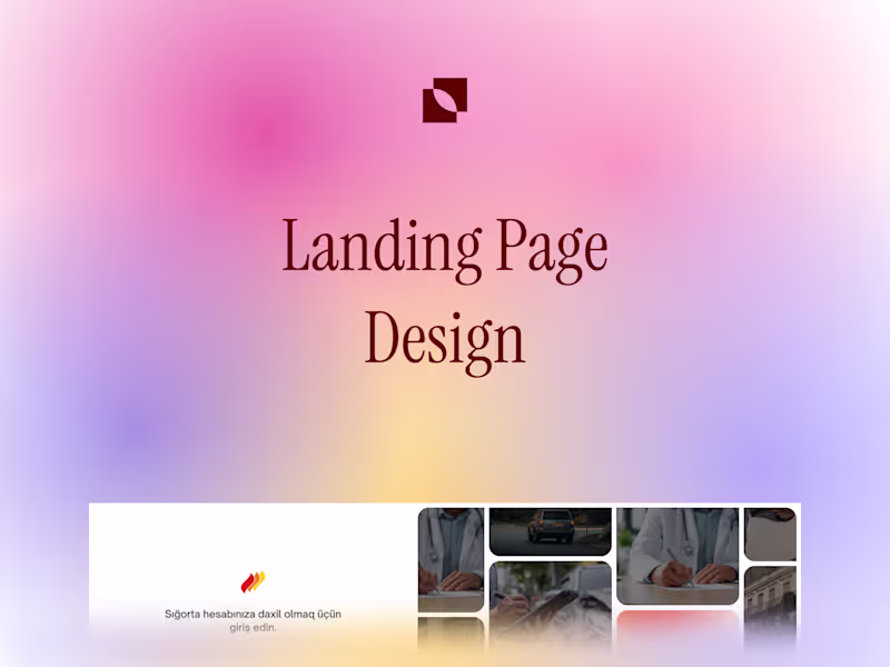 Cover image for Landing Page Design