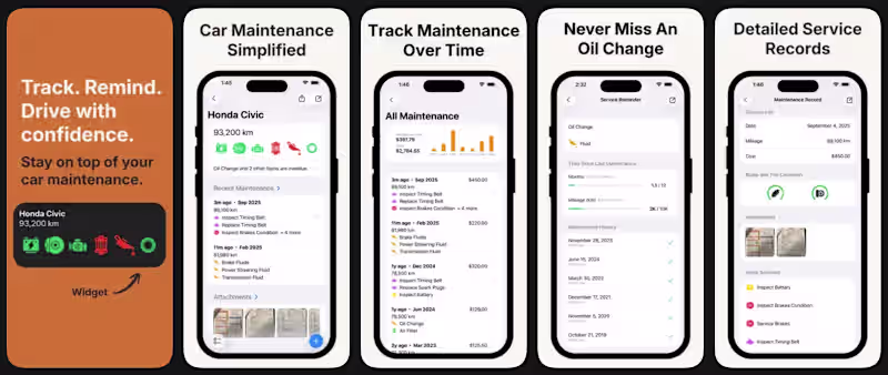 Cover image for iOS Car Maintenance App Development