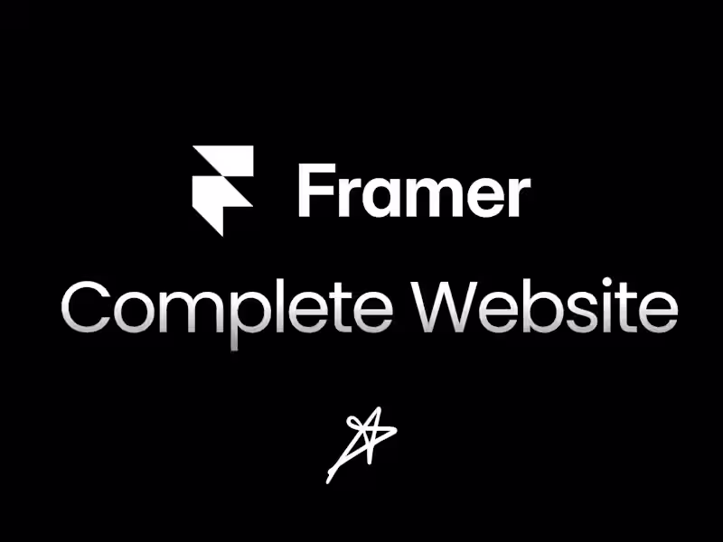 Cover image for Framer Website Design & Development