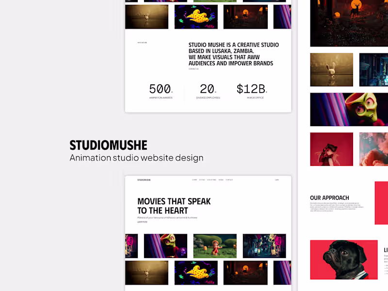 Cover image for StudioMushe Web Design 