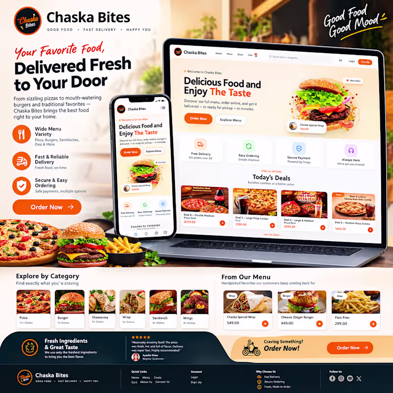 Cover image for Chasbyte — Restaurant Management &