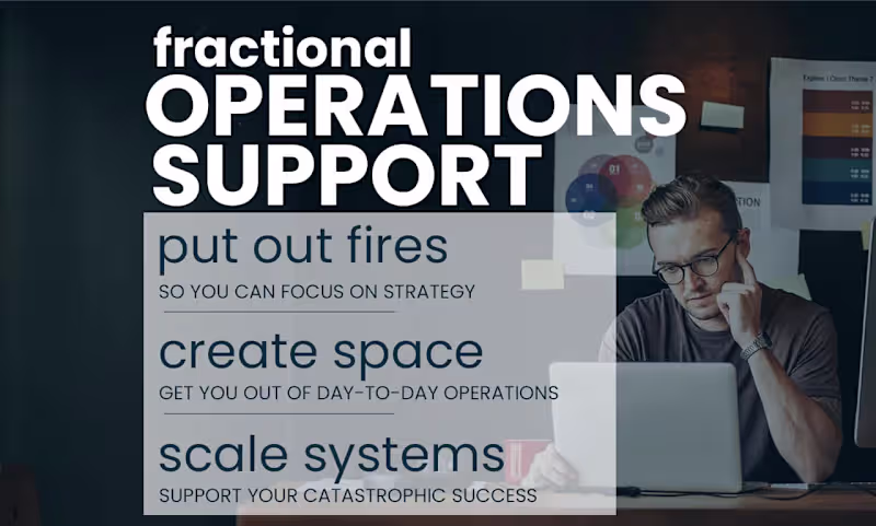 Cover image for Fractional COO: Ongoing strategic ops leadership & guidance