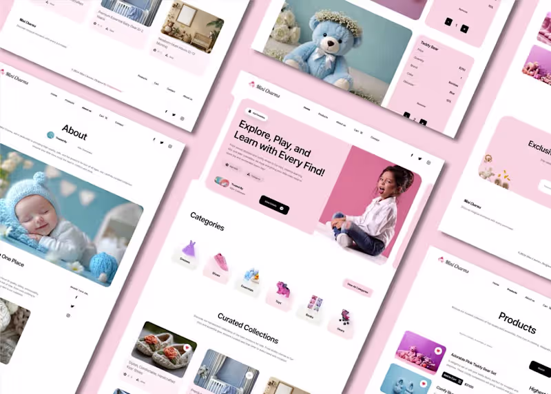 Cover image for Mini Charms | UI/UX Design