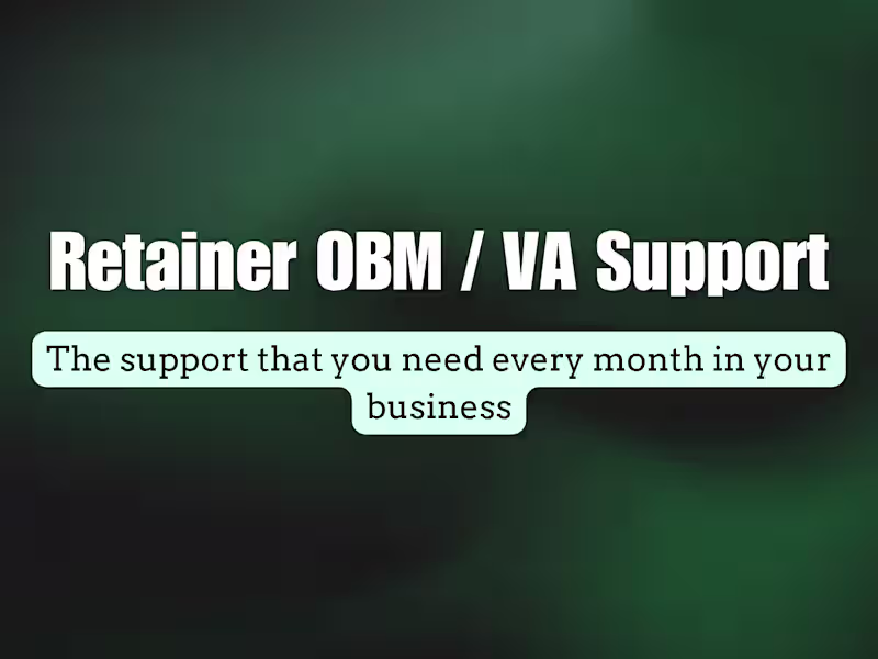 Cover image for Ongoing Operations Support (Retainer)