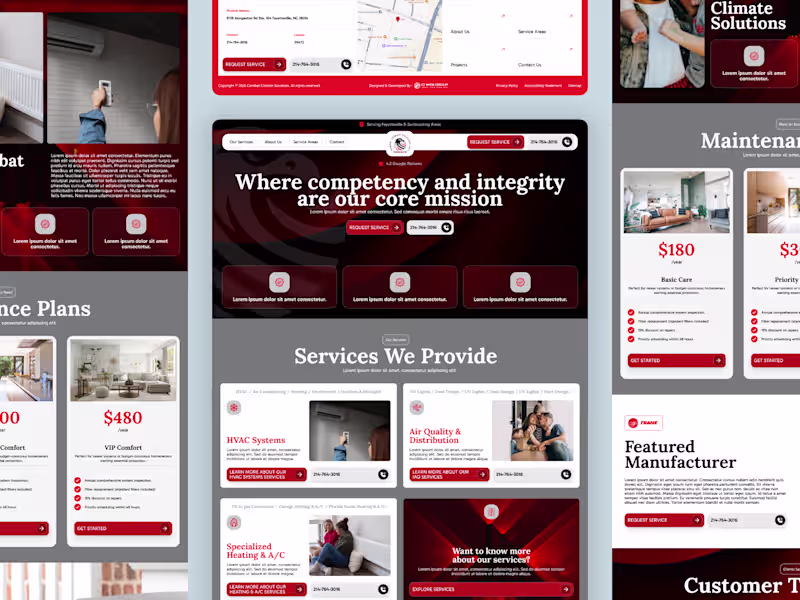 Cover image for Webflow Website Redesign for Combat Climate Solutions
