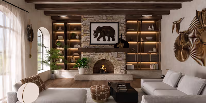 Cover image for Rustic Luxe Haven
Modern Rustic Living