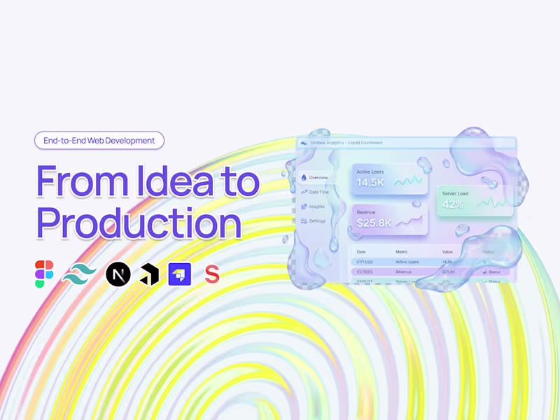 Cover image for Full-Stack Web App & Dashboard Development