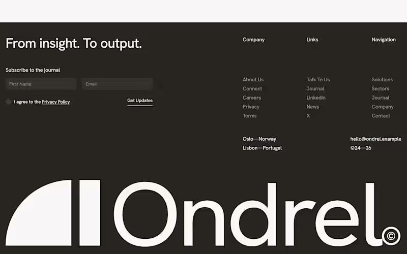 Cover image for Ondrel: Enterprise AI Site Rebuild