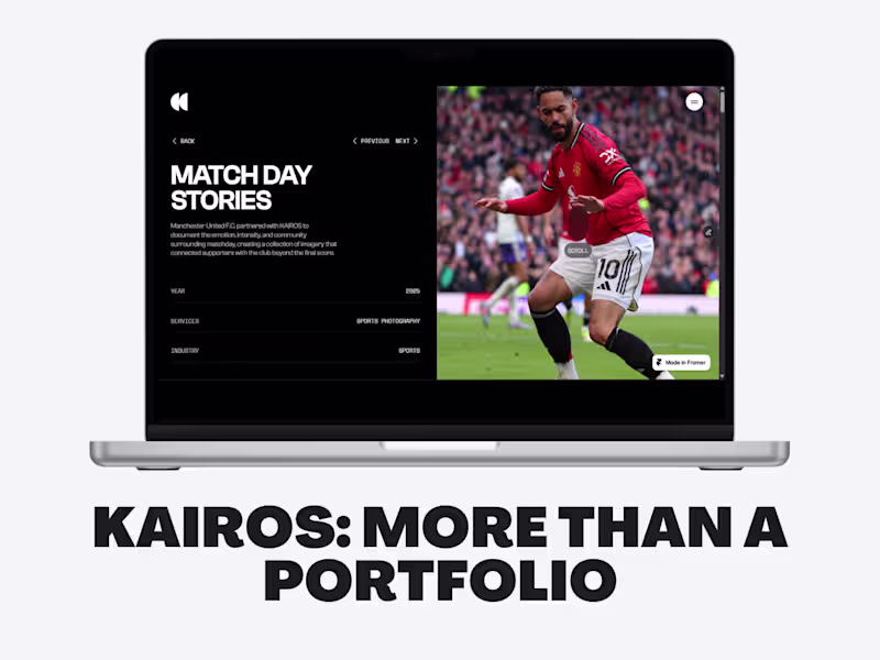 Cover image for KAIROS: More Than a Portfolio