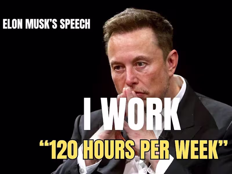 Cover image for I Work 120 hours a Week by Elon Musk | Motivational Speech | Qu…