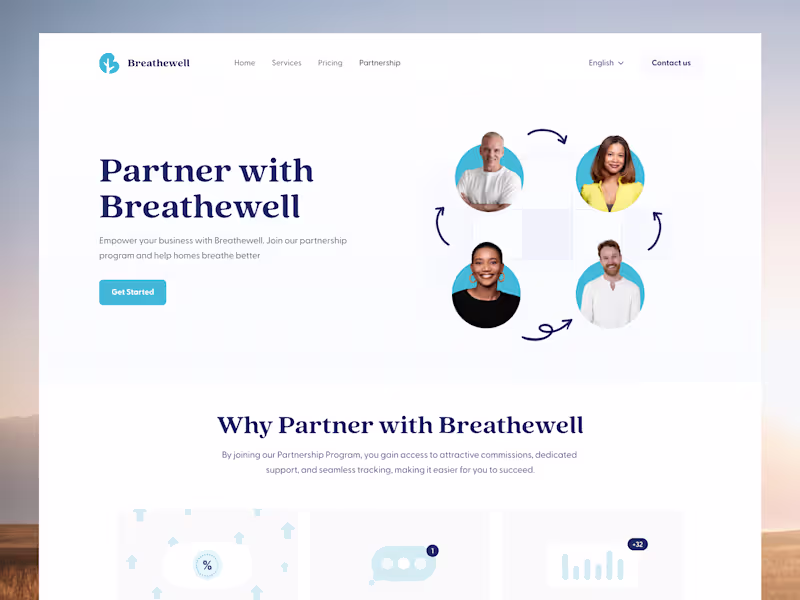 Cover image for Breathewell Website