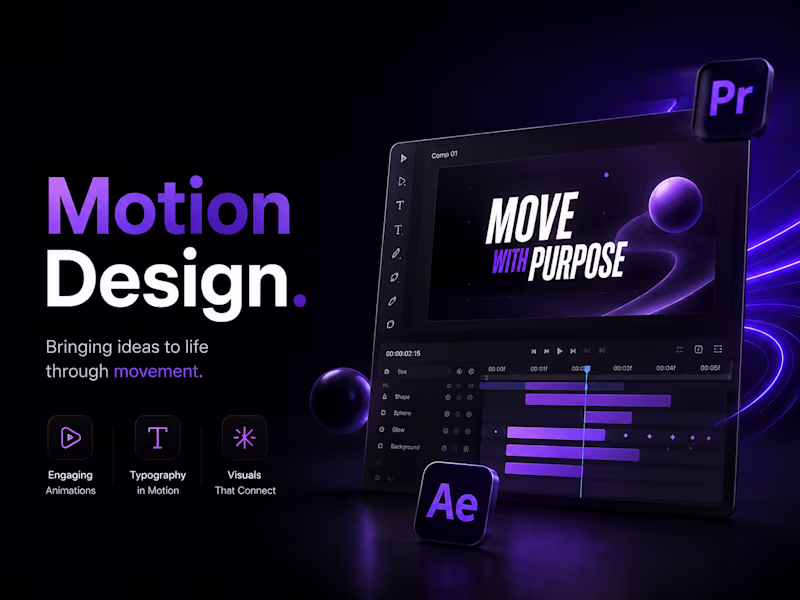 Cover image for Motion Graphics & Animated Video Design