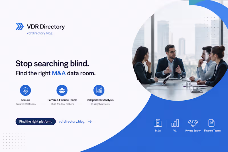 Cover image for Best Virtual Data Room Software