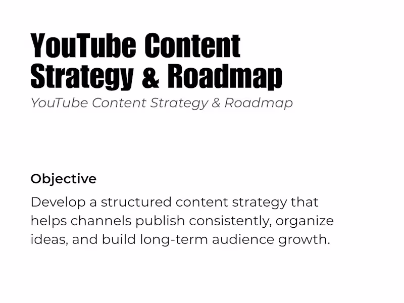 Cover image for A content strategy created for