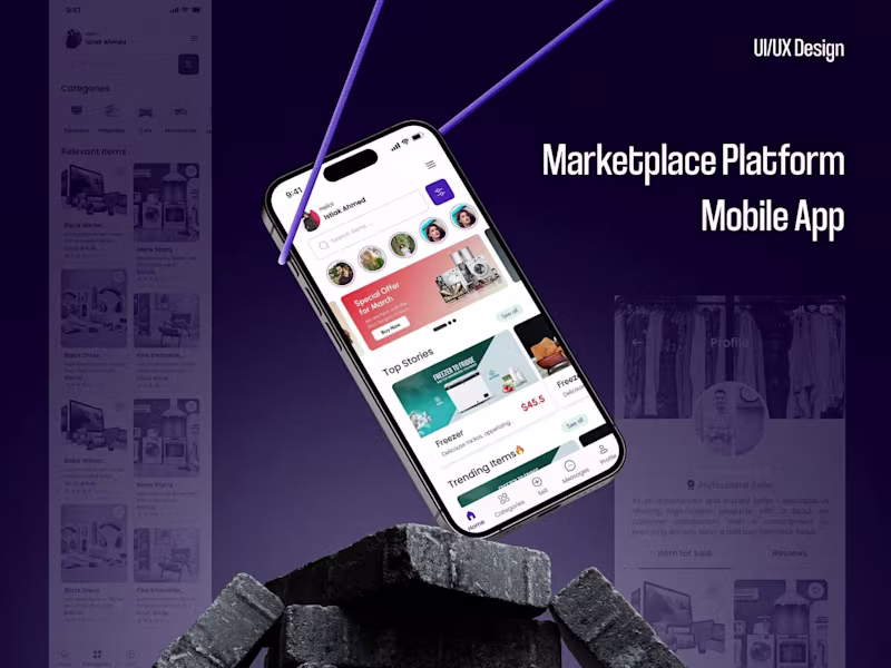 Cover image for Designing a marketplace app that