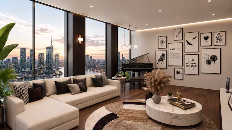 Cover image for Skyline Serenity
Modern Luxury Living Room