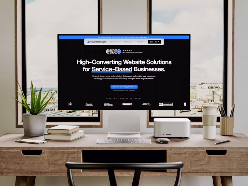 Cover image for Sevenfold Digital | High-Converting B2B Website Solutions