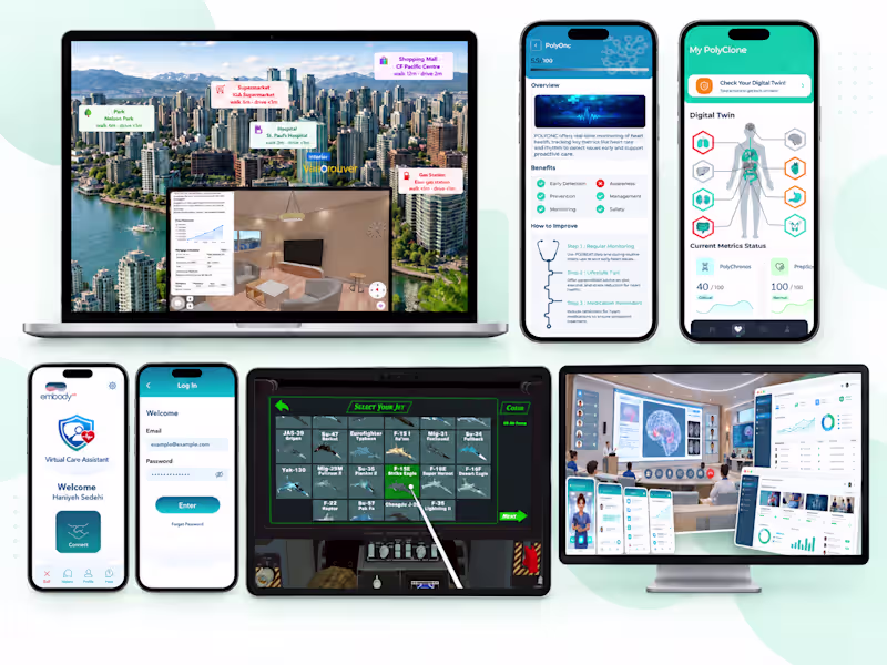 Cover image for UI/UX & Digital Product Design for Web, Mobile , VR & XR