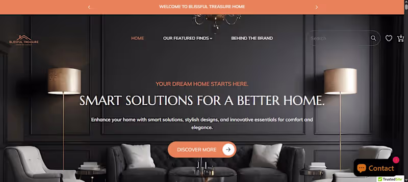 Cover image for Home Decor eCommerce Store
Designed and