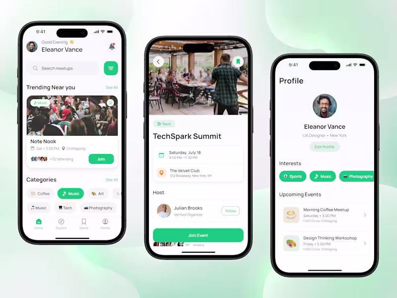 Cover image for Meetly is a modern iOS