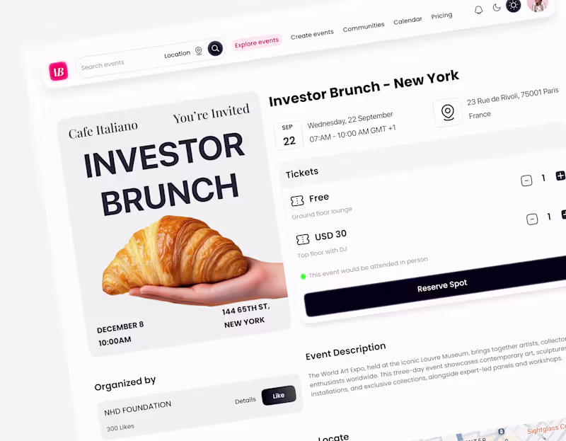 Cover image for Ibloc website design