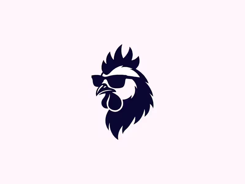 Cover image for stylish rooster logo