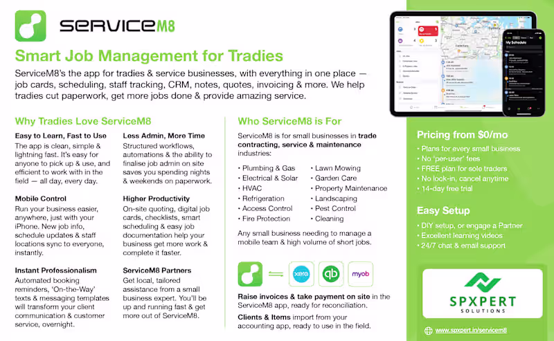 Cover image for ServiceM8 APIs to sync job