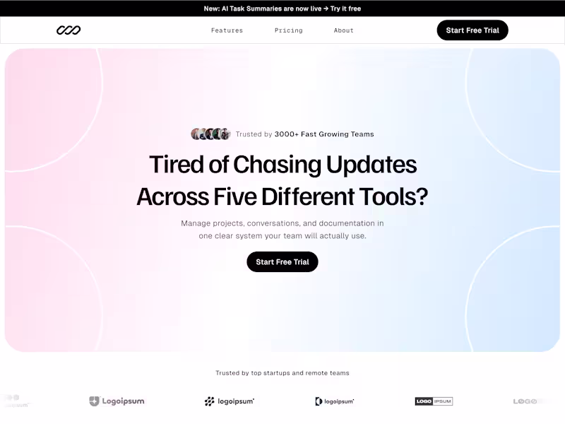 Cover image for Marketing site for Claryo, a