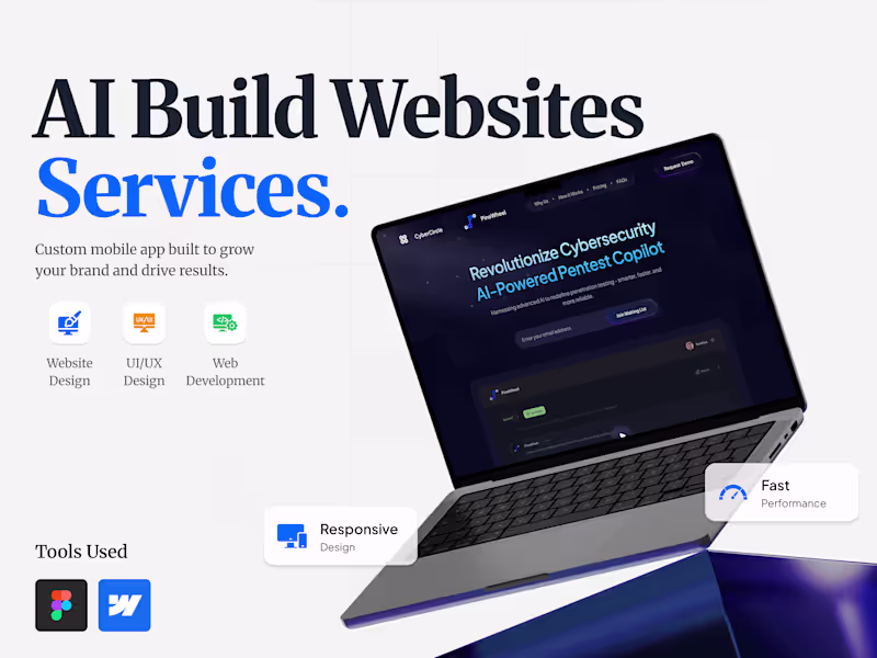 Cover image for AI Product & Dashboard UI/UX Design in Figma
