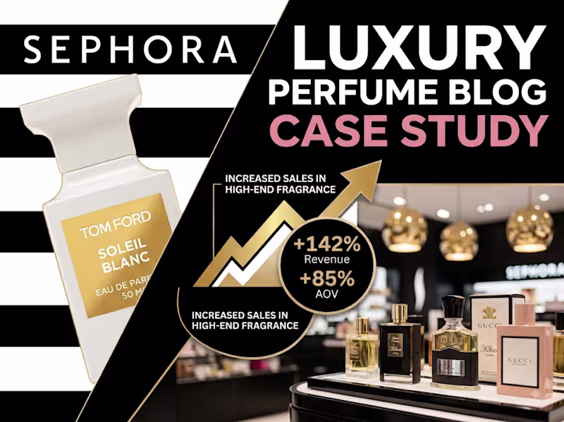 Cover image for Sephora Luxury Fragrance Blog Case