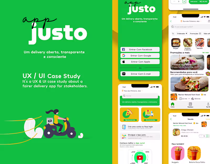 Cover image for App Justo - UX/UI Case Study :: Behance
