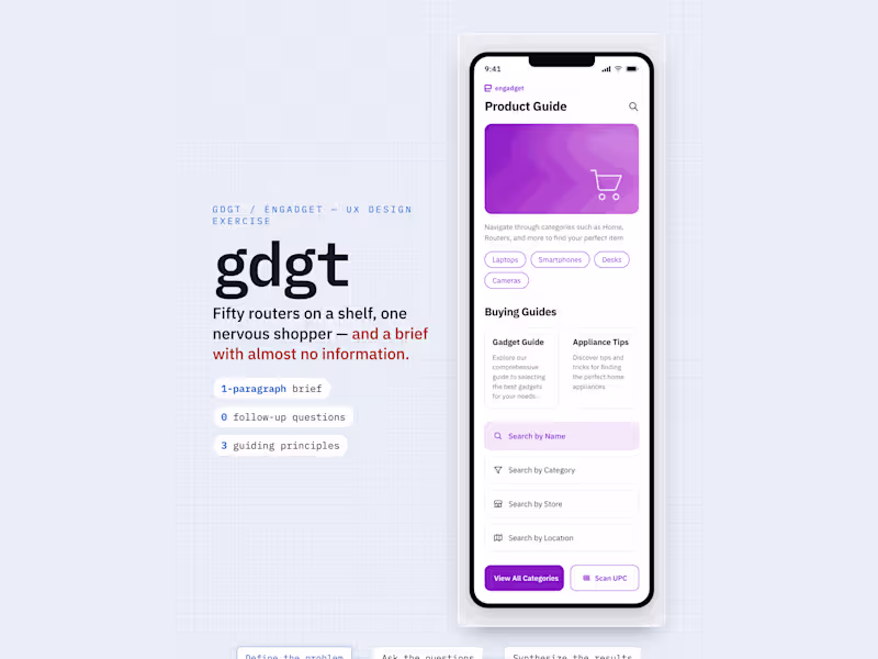 Cover image for Gdgt.com Buying assistance app