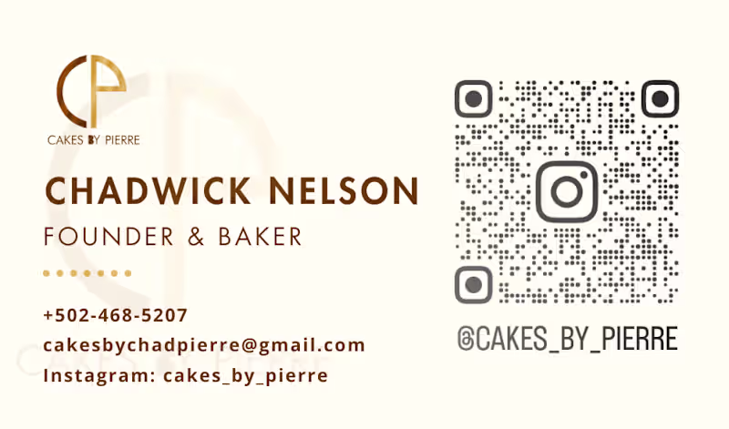 Cover image for Business Card Design for a Chef & Catering Service